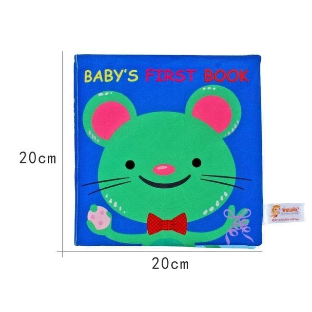 Kidsbooks Baby Early Learning Tearing Tail Cloth Book Parent-child Interactive Sound Paper Puzzle Cloth Book Toy-88900-图片alt01
