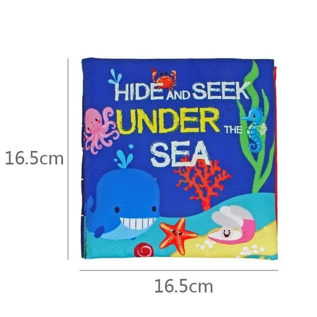 Kidsbooks Baby Early Learning Tearing Tail Cloth Book Parent-child Interactive Sound Paper Puzzle Cloth Book Toy-88900-图片alt01