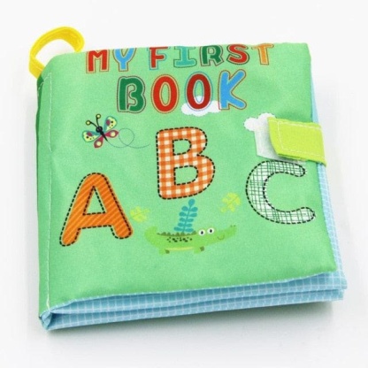 Kidsbooks Baby Early Learning Tearing Tail Cloth Book Parent-child Interactive Sound Paper Puzzle Cloth Book Toy-88900-图片alt01
