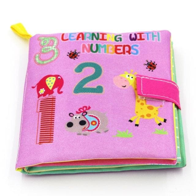 Kidsbooks Baby Early Learning Tearing Tail Cloth Book Parent-child Interactive Sound Paper Puzzle Cloth Book Toy-88900-图片alt01