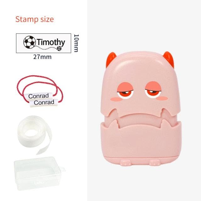 Custom-Made Baby Name Stamp DIY For Children Name Seal Student Clothes Chapter Not Easy To Fade Security Name Stamp Sticker-88900-图片alt01