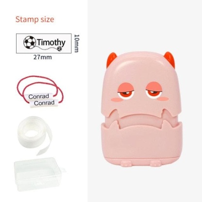 Custom-Made Baby Name Stamp DIY For Children Name Seal Student Clothes Chapter Not Easy To Fade Security Name Stamp Sticker-88900-图片alt01