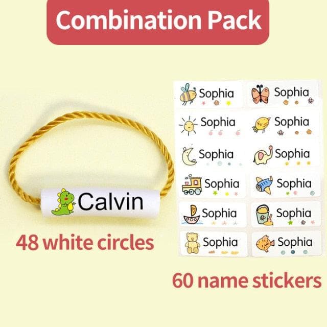 Children's Name Seal Custom Student's Name Stamp  Kindergarten Clothes Waterproof Name Sticker Will Not be Washed Off  Christmas-88900-图片alt01