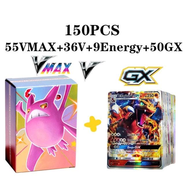 New Pokemon Cards in Spanish TAG TEAM GX VMAX V  Trainer Energy Shining Cards Game Castellano Español Children Toy-88900-图片alt01