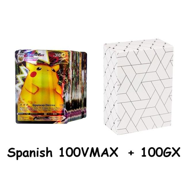 New Pokemon Cards in Spanish TAG TEAM GX VMAX V  Trainer Energy Shining Cards Game Castellano Español Children Toy-88900-图片alt01
