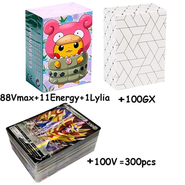 New Pokemon Cards in Spanish TAG TEAM GX VMAX V  Trainer Energy Shining Cards Game Castellano Español Children Toy-88900-图片alt01