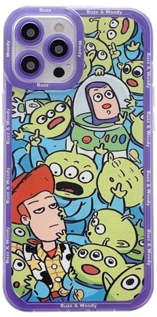 Transparent TPU Cute Disney Stitch Phone Case for iPhone 12 13 Pro Max 11 XS Max XR Colorful Lens Protective Cover Kawaii-88900-图片alt01