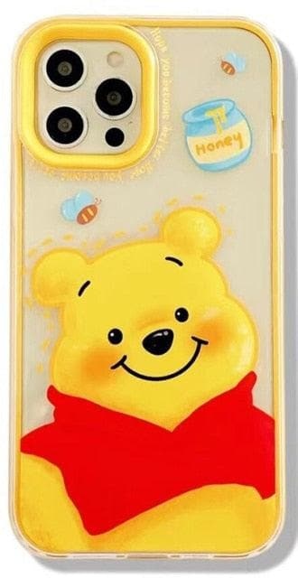 Transparent TPU Cute Disney Stitch Phone Case for iPhone 12 13 Pro Max 11 XS Max XR Colorful Lens Protective Cover Kawaii-88900-图片alt01