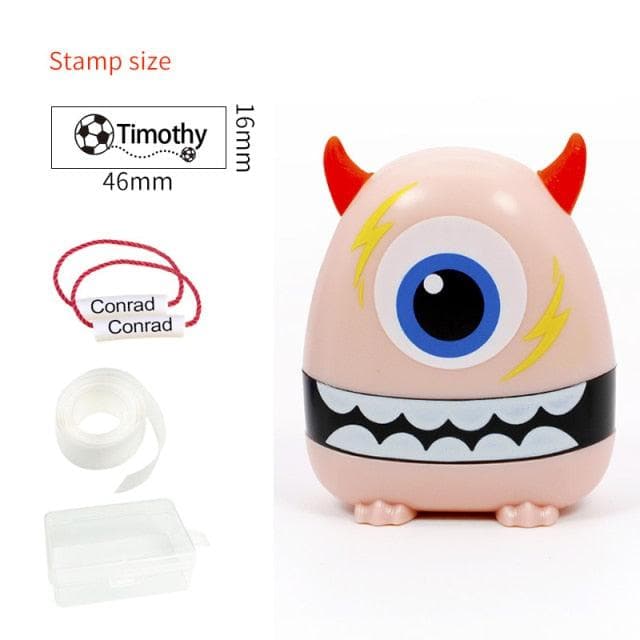 Custom-Made Baby Name Stamp DIY For Children Name Seal Student Clothes Chapter Not Easy To Fade Security Name Stamp Sticker-88900-图片alt01