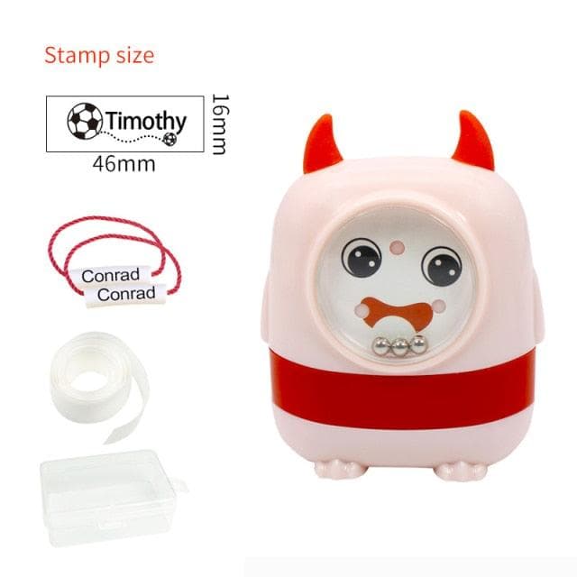 Custom-Made Baby Name Stamp DIY For Children Name Seal Student Clothes Chapter Not Easy To Fade Security Name Stamp Sticker-88900-图片alt01