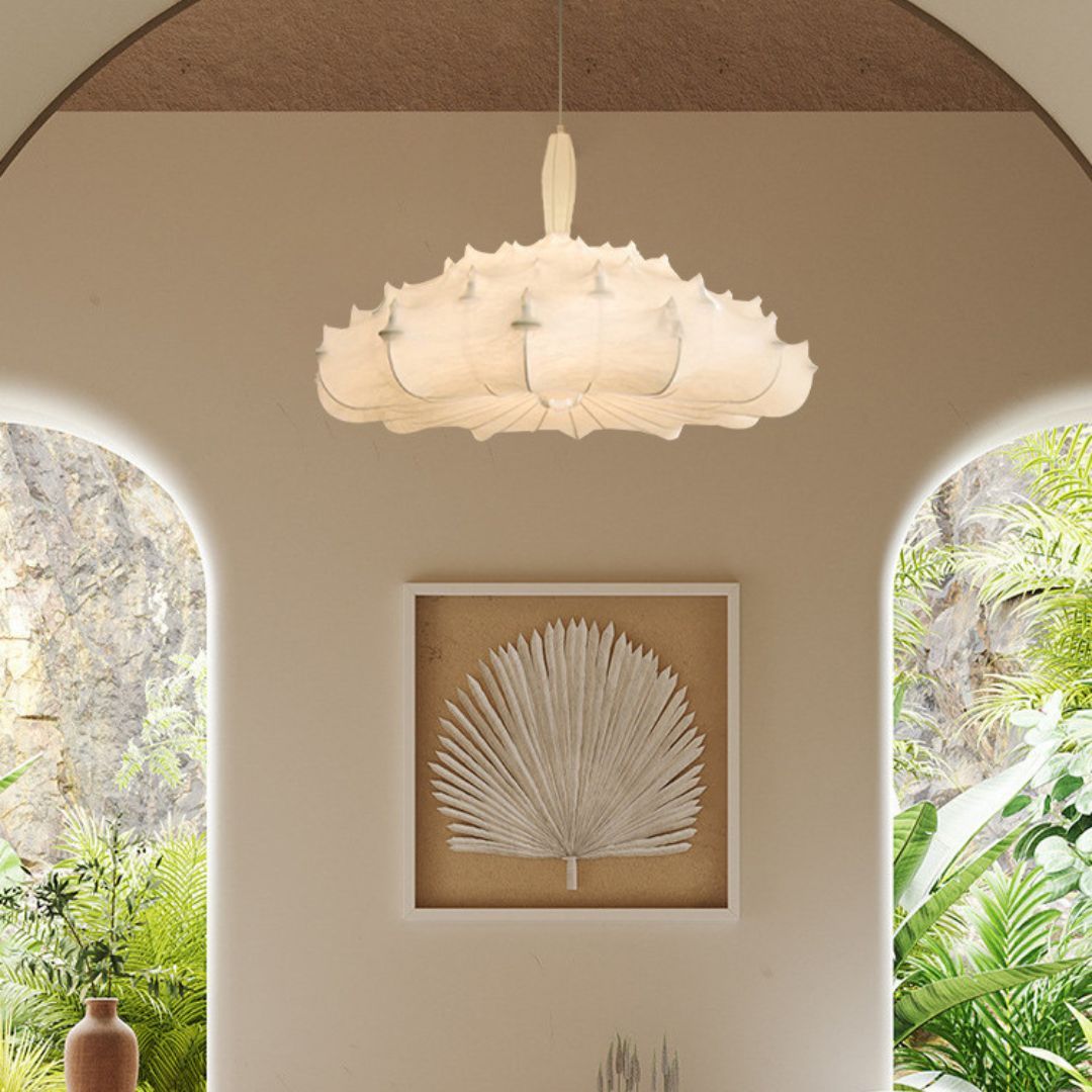 Italian New Silk Japanese Retro Chandelier-labpiecesign