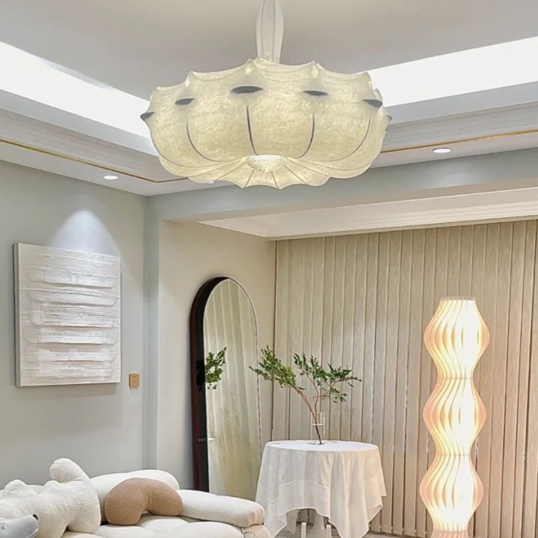 Italian New Silk Japanese Retro Chandelier-labpiecesign