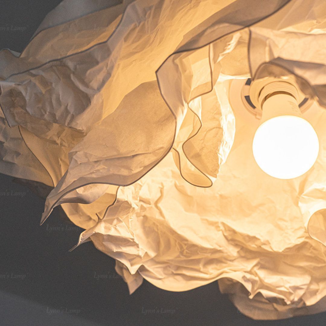Japanese style cloud personalized creative paper art pendant light-labpiecesign
