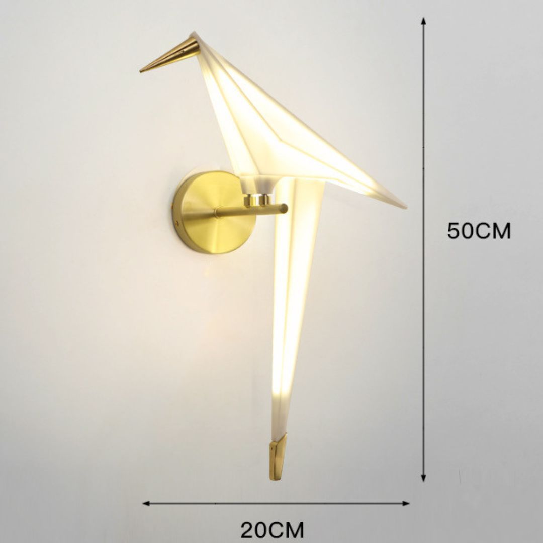 Nordic Creative Paper Cranes Ceiling Light Origami Bird Pendant Lamps-labpiecesign