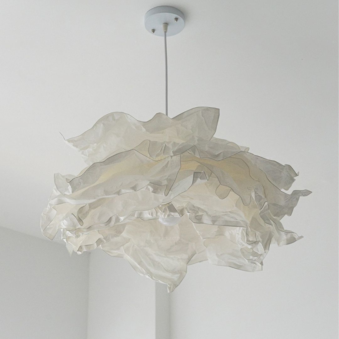 Japanese style cloud personalized creative paper art pendant light