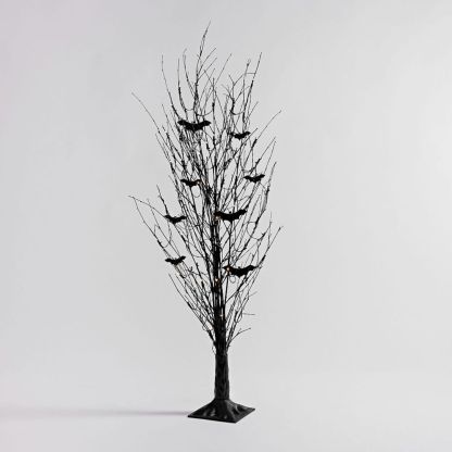 Lit German Glitter Tree-labpiecesign