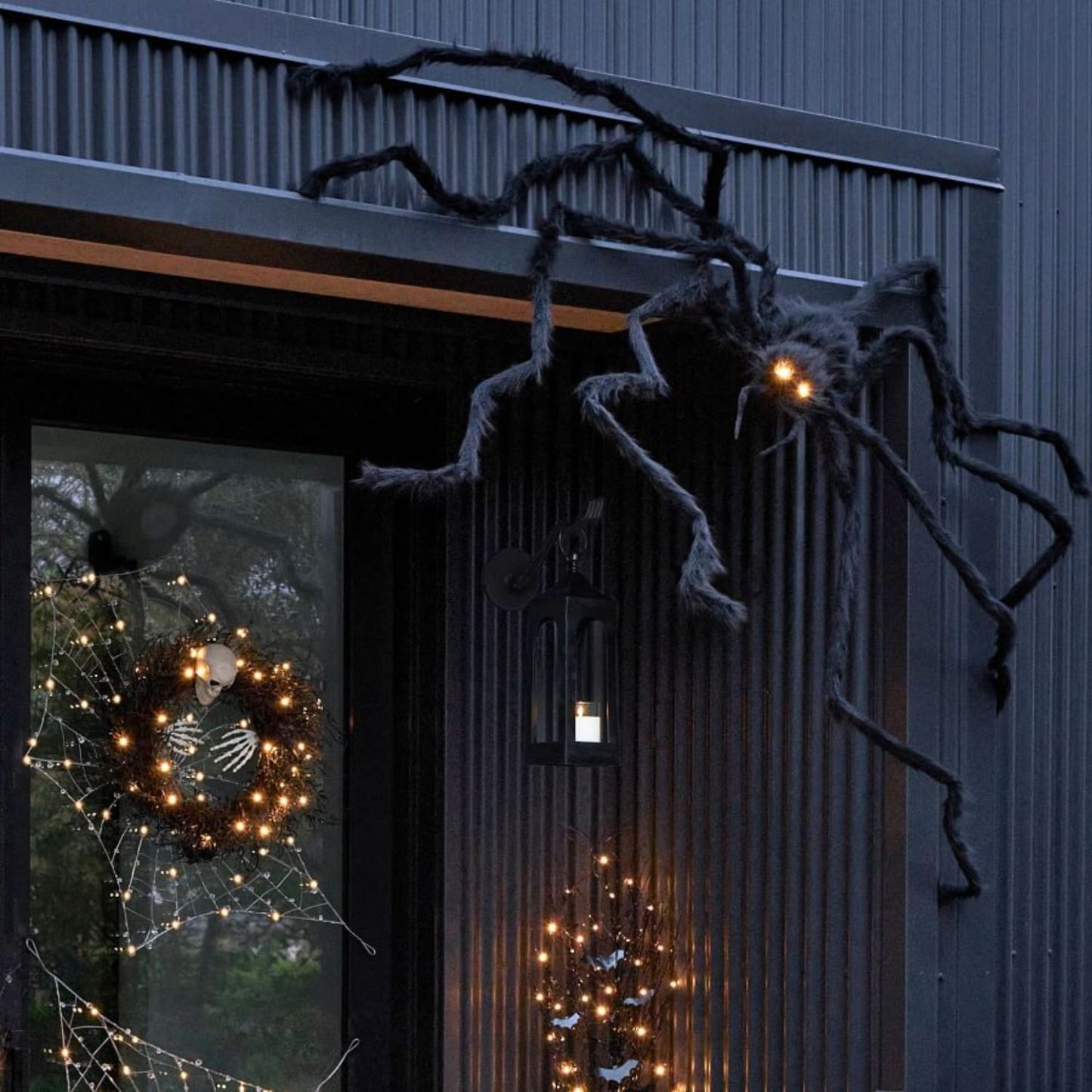 Lit Outdoor Decorative Spider