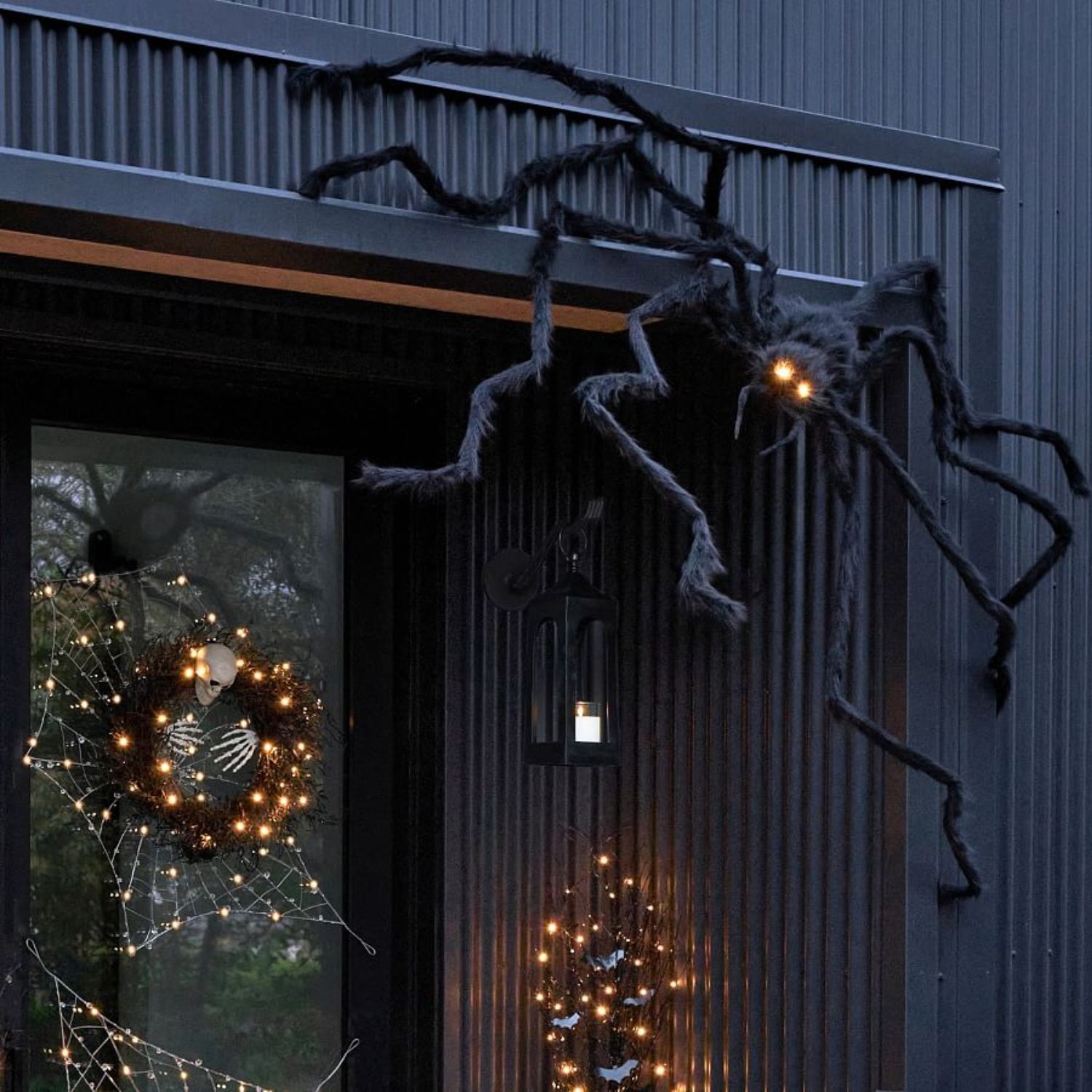 Lit Outdoor Decorative Spider-labpiecesign