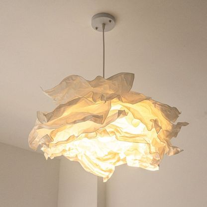 Japanese style cloud personalized creative paper art pendant light-labpiecesign