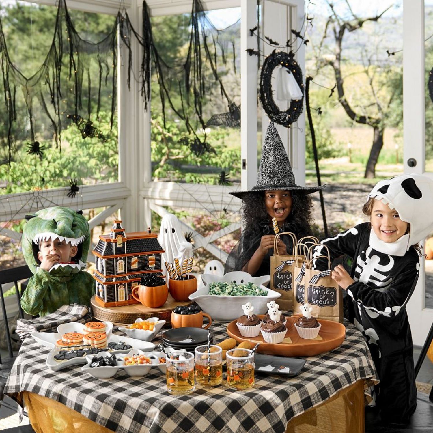 Halloween Curtain Rain Lights-labpiecesign