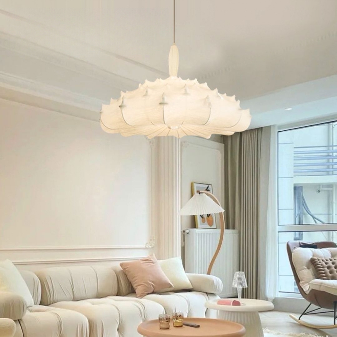 Italian New Silk Japanese Retro Chandelier-labpiecesign