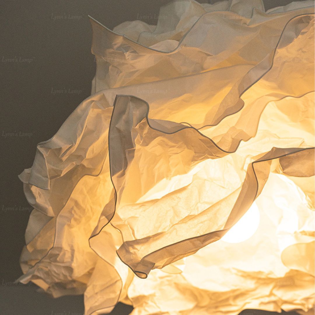Japanese style cloud personalized creative paper art pendant light