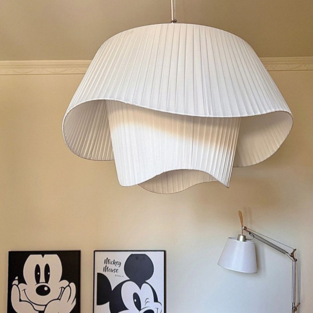 Modern French Cream Style Master Bedroom Pendant Light Ins Skirt Pendant Lamp-labpiecesign
