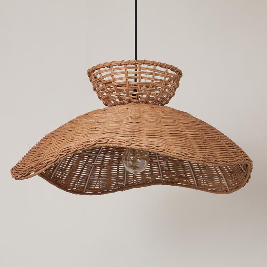 Rattan Handmade Chandelier Restaurant Pendant Light -labpiecesign