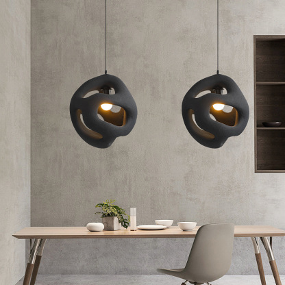 Japanese retro wabi-sabi style pendant light-labpiecesign