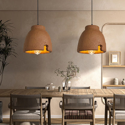 Japanese retro wabi-sabi style pendant light-labpiecesign