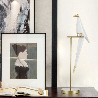 Golden Bird Metal Home Decor Table Lamp Floor Lamp-labpiecesign