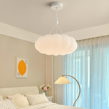 Cream Style Bedroom Lamp Nordic Ins Warm And Romantic Pumpkin Ceiling Lamp-labpiecesign