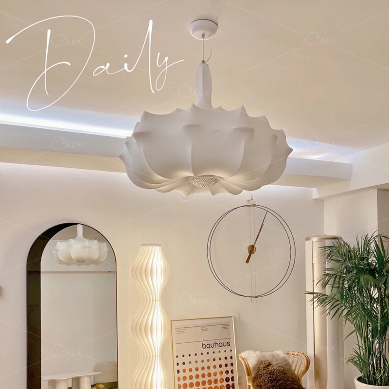 Italian New Silk Japanese Retro Chandelier-labpiecesign