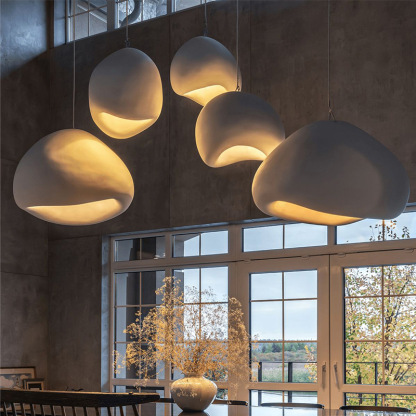 Wabi-Sabi Retro Resin Chandelier Nordic Pendant Light-labpiecesign
