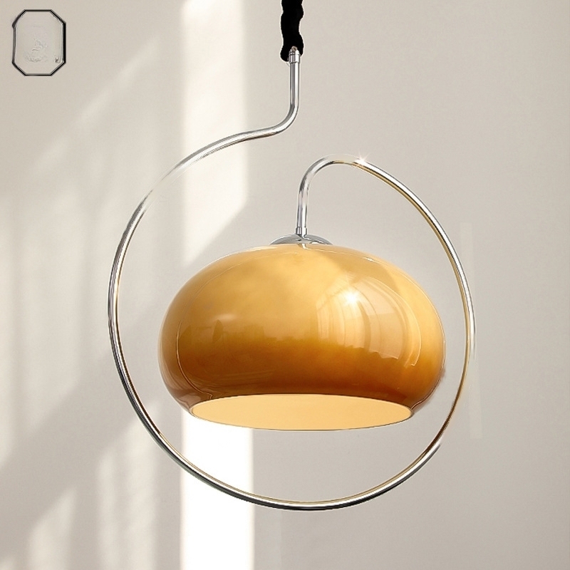 Modern Style Luxury Bedroom Bauhaus Cream Pendant Light