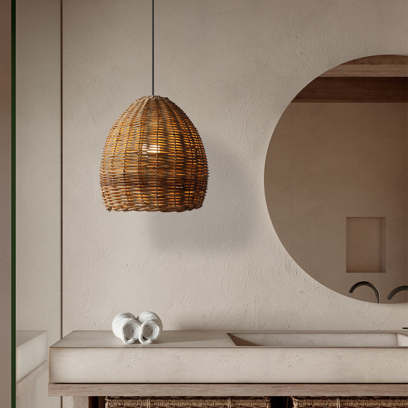 Wabi-sabi  Pendant Light Japanese Rattan Pendant lamp-labpiecesign