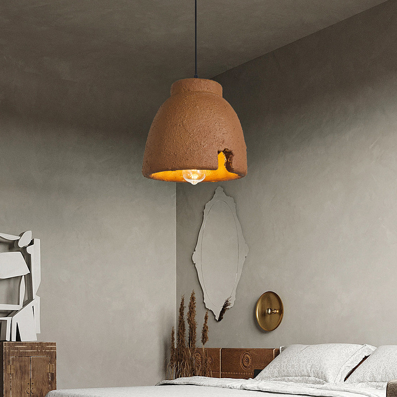 Japanese retro wabi-sabi style pendant light-labpiecesign