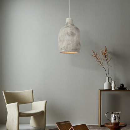 Wabi-Sabi Retro Vase Shape Resin Pendant Light-labpiecesign