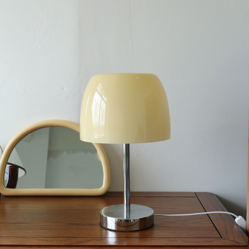ins Retro Glass Table Lamp Creative Nordic Modern Iron Art