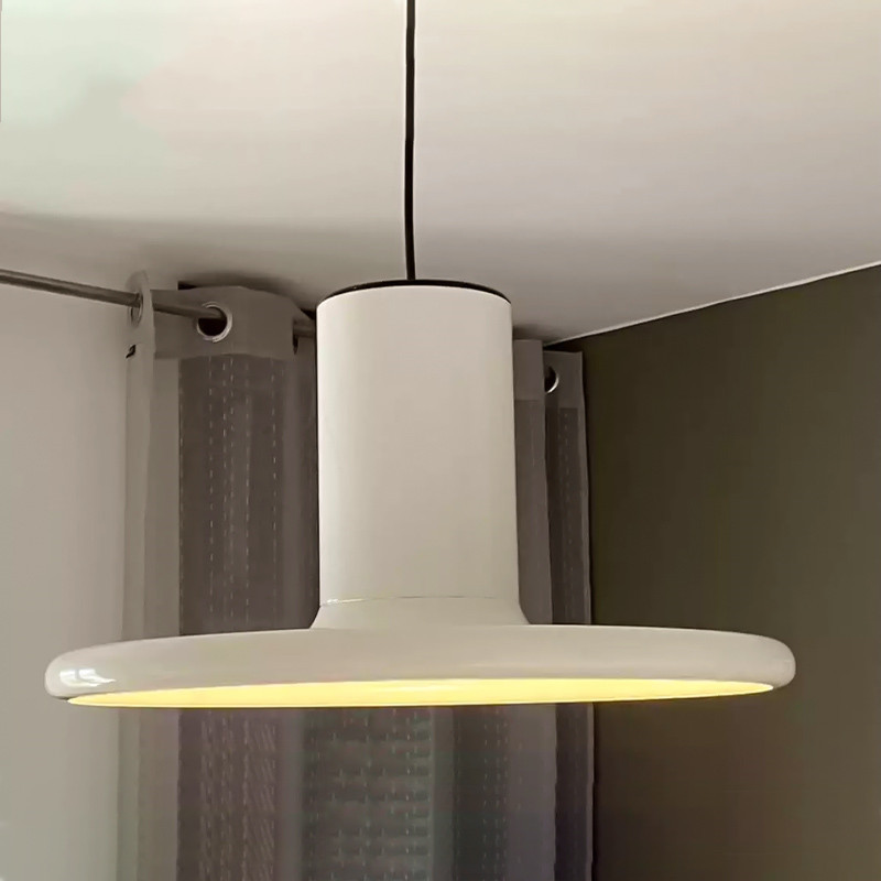 Nordic Creative Medieval Red Flying Saucer Lamp For Dining Room Modern Pendant Light-labpiecesign