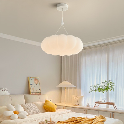 Cream Style Bedroom Lamp Nordic Ins Warm And Romantic Pumpkin Ceiling Lamp-labpiecesign