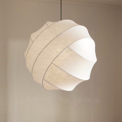 Silkworm Intentional Modern Lantern Cocoon Pendant Lamp -labpiecesign