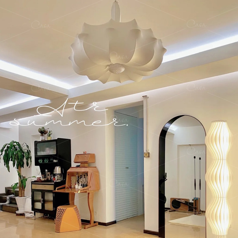 Italian New Silk Japanese Retro Chandelier-labpiecesign