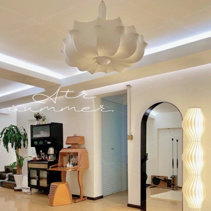 Italian New Silk Japanese Retro Chandelier-labpiecesign