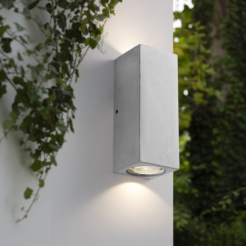 Garden Eaves Waterproof Outdoor Cement Wall Light