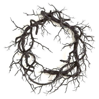 Halloween Dry Twig Garland Halloween Decoration Dlowing Black Tree Branches-labpiecesign