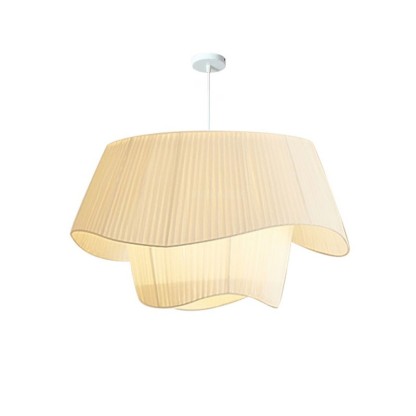 Modern French Cream Style Master Bedroom Pendant Light Ins Skirt Pendant Lamp-labpiecesign
