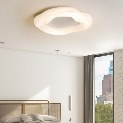 Cream Wind Cloud Lamp Bedroom Ceiling Light-labpiecesign