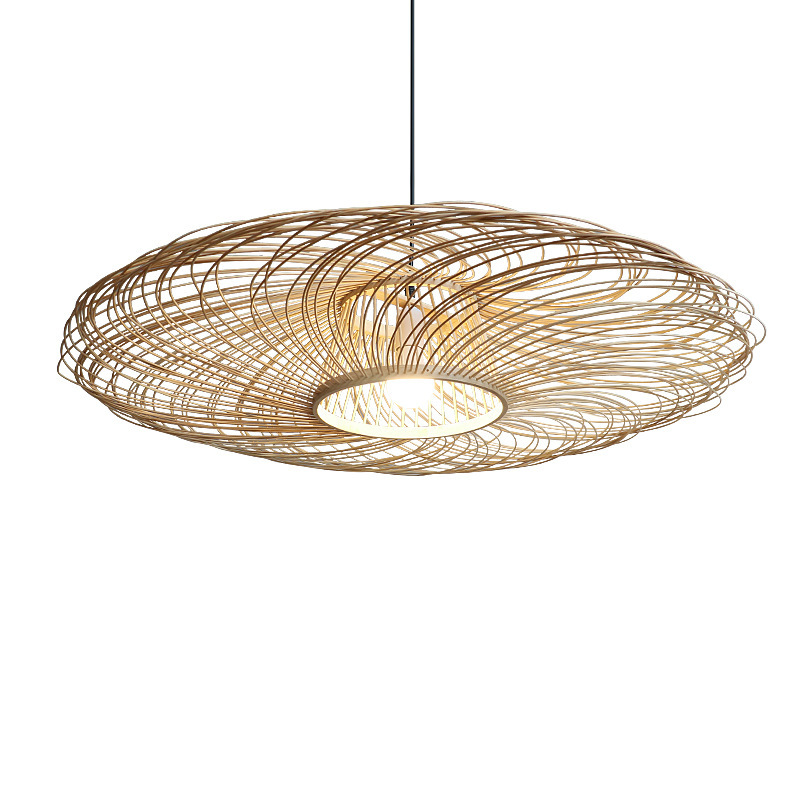 Southeast Asian handmade art creative rattan pendant light-labpiecesign