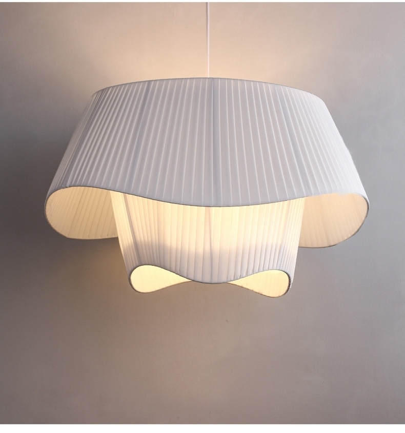 Modern French Cream Style Master Bedroom Pendant Light Ins Skirt Pendant Lamp-labpiecesign